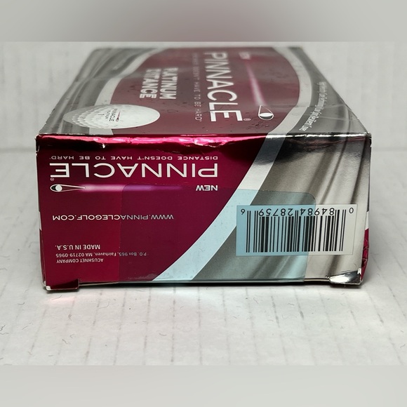 Pinnacle Platinum & Gold Distance 15 Golf Balls LOT Set NIB Sleeves - Picture 7 of 16